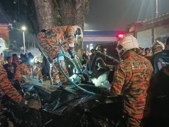 Pemandu BMW maut, 2 lagi termasuk pejalan kaki cedera