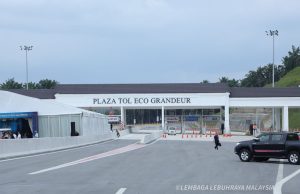 Kutipan tol di Plaza Tol Eco Grandeur, Lebuhraya LATAR bermula tengah malam ini