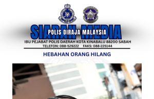 Polis kesan remaja perempuan 17 tahun hilang di Inanam
