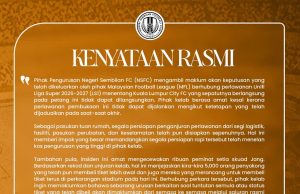 Liga Super: Negeri Sembilan FC kesal, tuntut kemenangan percuma