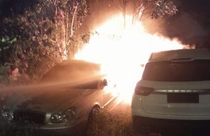 Audi antara empat kenderaan terbakar di Jalan Jelutong