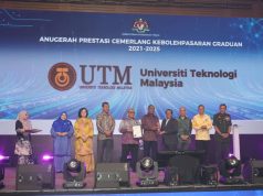 UTM terima Anugerah Prestasi Cemerlang Kebolehpasaran Graduan 2026