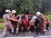 Tiga maut nahas dua kereta di Mersing
