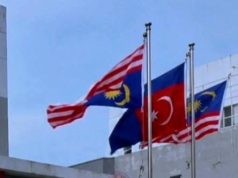 Jalur Gemilang, bendera Johor dipasang terbalik di Iskandar Puteri pula
