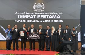 KOSMA dinobat Koperasi Terbaik Negeri Pahang 2026