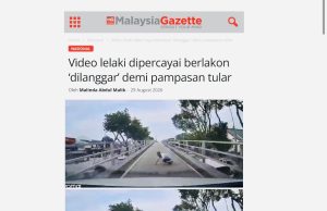 Lelaki tular nyaris dilanggar kereta disyaki alami masalah mental – Polis