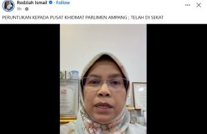 Rodziah kecewa akses sistem MyKhas Parlimen Ampang disekat