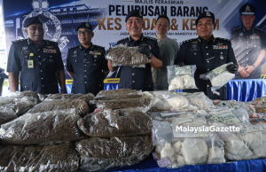 Polis Perak rampas pelbagai jenis dadah bernilai RM46.32 juta