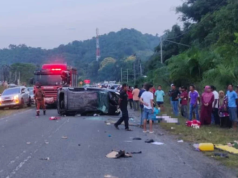 3 maut, 3 cedera kereta dinaiki terbabas di Kunak
