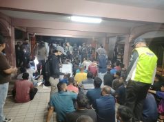 252 PATI ditahan di rumah kongsi, Kompleks Pasar Besar Meru Klang