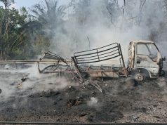 Lori bawa muatan LPG musnah terbakar, kelindan cedera