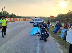 Lelaki maut langgar belakang kereta brek mengejut