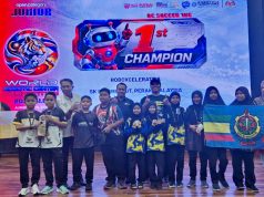 RoboXcelerate raih dua emas di World Robotic Center Competition 2026