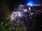Ibu dan anak 6 tahun maut MPV dipandu suami terbabas jatuh gaung