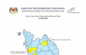 17 kawasan di Semenanjung, Sabah dan Sarawak alami cuaca panas Tahap 1