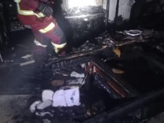 Bomba pantas kawal kebakaran di SMJK Chung Ling