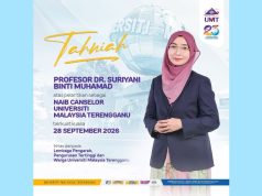 Suriyani dilantik Naib Canselor baharu UMT