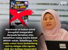 Penganjur setuju pertandingan Bola Jaring Campuran Lelaki dan Wanita dibatalkan