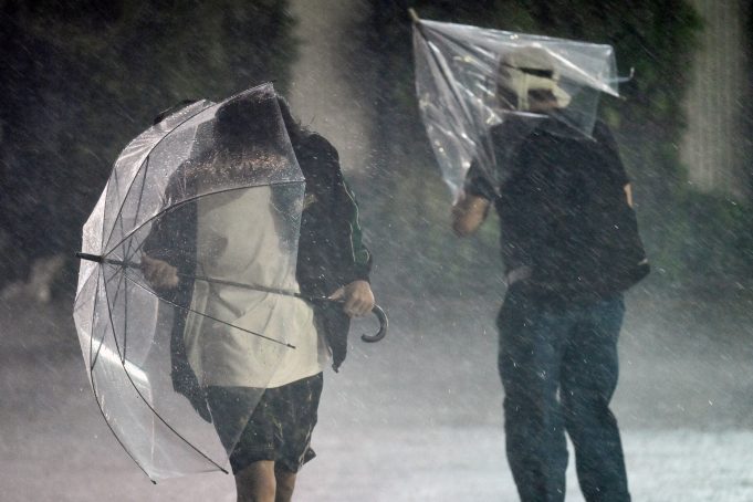 JAPAN-WEATHER-TYPHOON