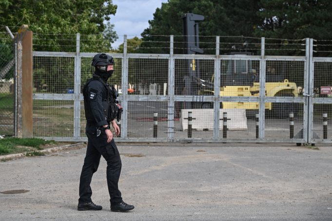 BRITAIN-POLICE-EXPLOSIVES