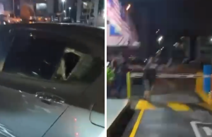 Cemas disapa individu tidak dikenali, punca lelaki langgar kereta tepi jalan