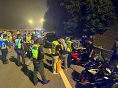 Padah merempit, 57 termasuk remaja 15 tahun ditahan polis