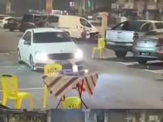 Warga Singapura serang juruteknik dengan besi paip, rempuh meja kerusi warung