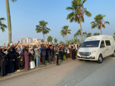 Jenazah Tun Siti Hasmah tiba di Pusara Negara untuk pengebumian