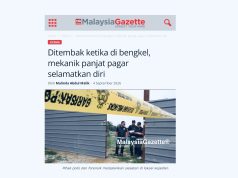 Mangsa tembakan di bengkel kenderaan terpakai kini stabil