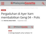 Geng 04 merusuh: 10 lagi lelaki ditahan