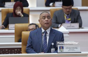 Pembangunan Ipoh Sentral nilai RM6.25 bilion mula dengan taman, masjid Menteri Besar Perak, Datuk Seri Saarani Mohamad menjawab soalan lisan pada Mesyuarat Kedua, Tahun Keempat Dewan Negeri Ke-15 di Bangunan Perak Darul Ridzuan, Ipoh. Foto ABDULLAH YUSOF, 08 SEPTEMBER 2026. Ipoh Sentral TOD transit-oriented development Perak Sejahtera 2030 masjid taman awam Sidang DUN Perak