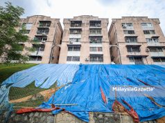 Keselamatan struktur Pangsapuri Damai Perdana sedang disiasat