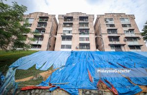 Keselamatan struktur Pangsapuri Damai Perdana sedang disiasat