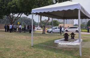 Suasana Awal Sebelum Pengebumian Tun Siti Hasmah di Pusara Negara