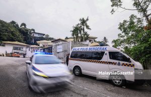 Suasana Pagi di Jalan Langgak Duta
