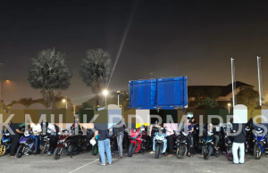 124 motosikal disita, 10 individu ditahan dalam Op Motosikal bersepadu di Permatang Pauh