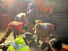 Lelaki lemas di Air Terjun Sungai Pertak