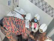 Lelaki ditemukan maut, tersekat di pintu tandas stesen minyak