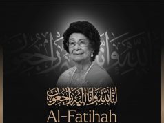 Agong, Permaisuri zahir ucapan takziah atas pemergian Tun Dr. Siti Hasmah